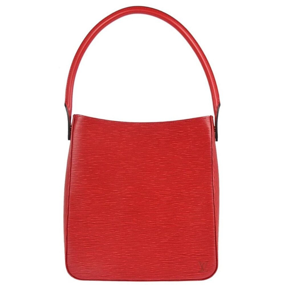 Louis Vuitton Red Epi Looping GM Handbag AAS10402 117486
